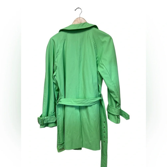 FU DA waterproof green trench coat - Picture 4 of 6